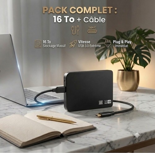 Disque dur externe ssd - dur,