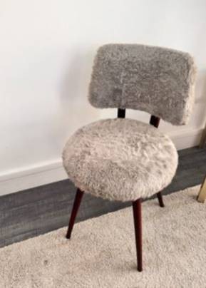Chaise vintage bois avec - en,
