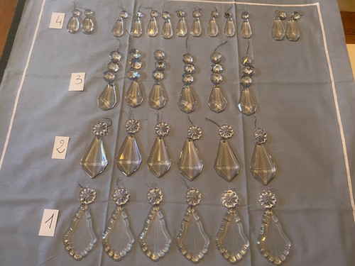 Baccarat lot pampilles en - lot, de