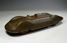 Land Speed Record Car Streamlined Model Auto Union Bronze One of a Kind