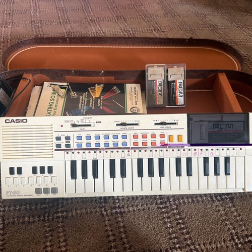 Vtg casio mini synth - pt-80,