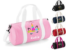 Personnalisé Danse Sac Filles Enfants Licorne Ballet Rose Gymnastique Gym Kit