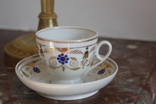 Tasse et soucoupe en porcelaine dure de Paris – XIXe siècle