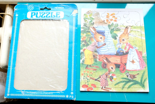 Vintage puzzle pièces - puzzle, 32