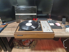 Vintage Augusta Concerto 130 Solid Hi-Fi Stereo Amplifier Center Turntable