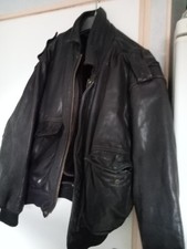 blouson aviateur en cuir XXL