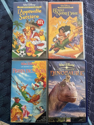 Cassettes vhs disney - cassettes,