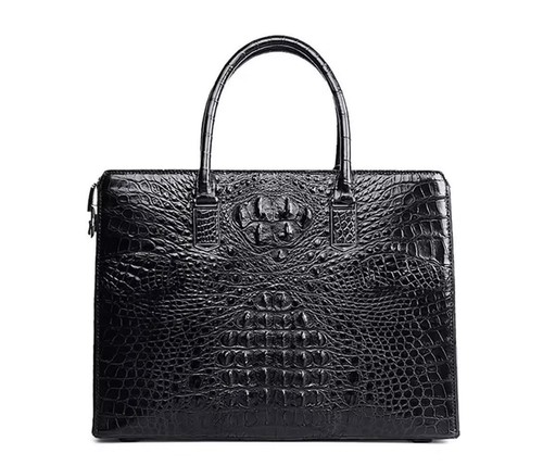 Cartable cuir crocodile - cartable,