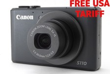 [Near Mint] Canon PowerShot S110 Black 12.1MP Digital Camera From Japan