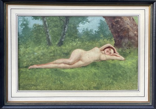 Tableau peinture cadre 20ème - peinture,