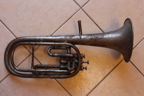 Rare ancien bugle - et, /