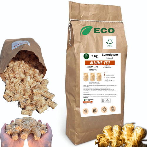 Allume feu ecologique laine - feu,
