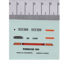 Décalcomanie - Porsche 959 -