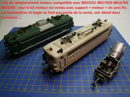 Kit motorisation locomotives - motorisation,