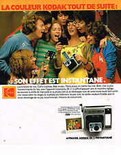 ADVERTISING ADVERTISING 054 1978 KODAK INSTANT EK Camera