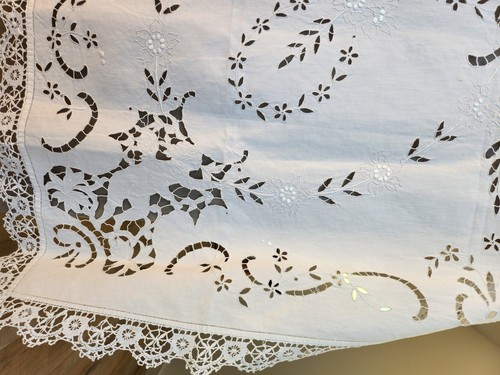 Ancienne nappe angelot - , putti