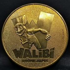 JETON TOURISTIQUE MDP 2013 WALIBI RHONE ALPES / MEDAILLE 34 mm