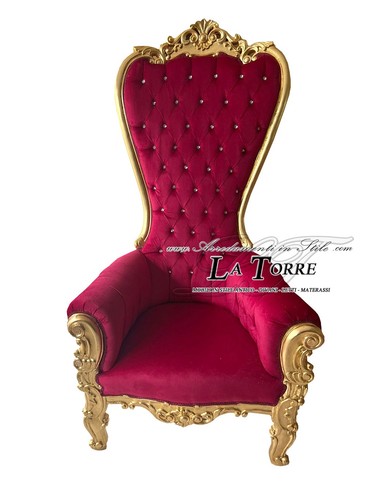 Fauteuil canapé trône - fauteuil,