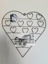 Porte photo mural en métal