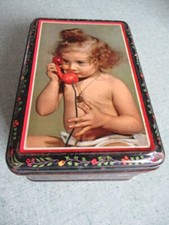 BOITE METAL tôle ANCIENNE : A