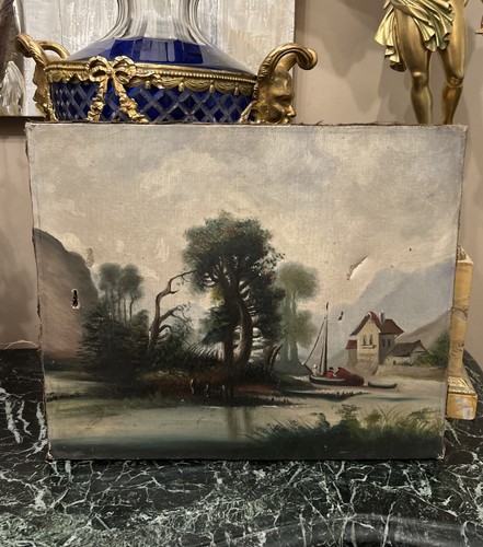 Tableau ancein huile - ancein,
