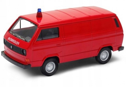 Welly volkswagen van red - welly,