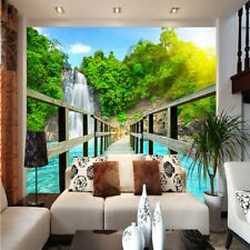 PAPIER PEINT 3D PAYSAGE PONT