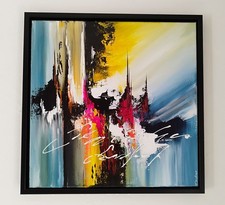 tableau abstrait coloré–