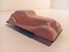 Renault Nervasport Coupe Pink Celluloid Wood Wheels 1/40