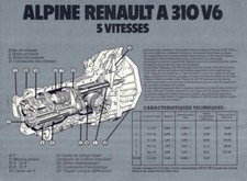 Catalogue brochure Alpine A310