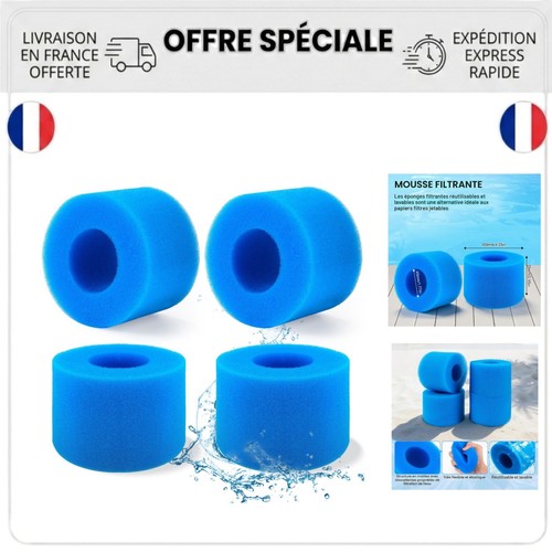 Filtres mousse piscine - 4,