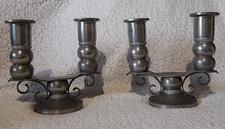 ancienne paire de bougeoirs