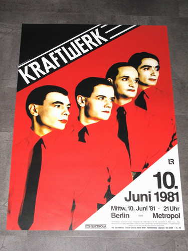 Affiche concert kraftwerk - concert,