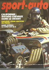 SPORT AUTO N°235 VOLVO 345 GLS / GP FRANCE & ANGLETERRE / GOLF GTI 16S / CAPRI