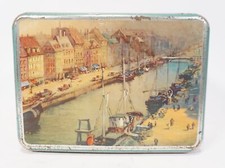 Antique Mondamin Gmbh Hamburg Tin Can Pattern Port Antwerp According to c. C.