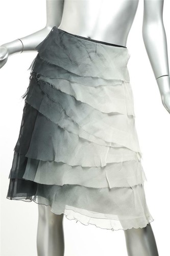 Prada silk tiered ombre green - prada,