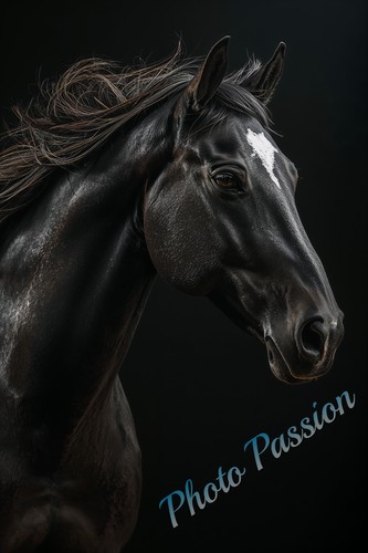 Photo cheval sauvage - a4,