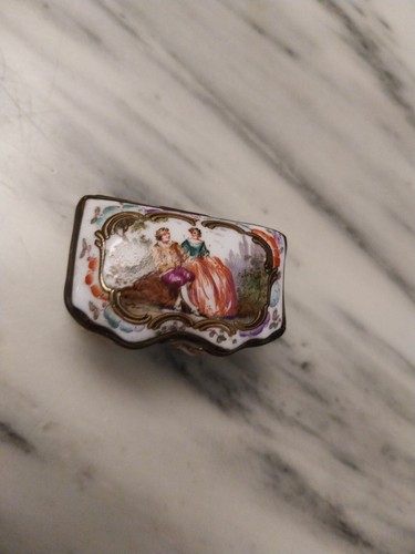 Boite porcelaine saxe - porcelaine, saxe?