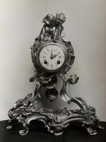 Photographie pendule bronze - pendule,
