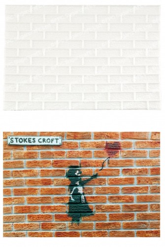 Moule silicone brique - brique, mural