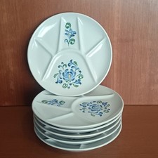 6 Assiettes À Fondue