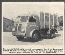 1952 -- Berliet dump truck from the city of Aurillac. 3Z402