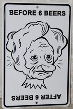 BEFORE & AFTER BEER Sign