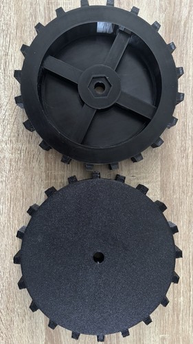 Paire roues robot - roues, tondeuse
