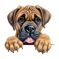 8 x autocollants de voiture Boerboel 9 x 9 cm autocollants pour chiens