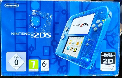 Nintendo 2ds bleu transparent - nintendo,