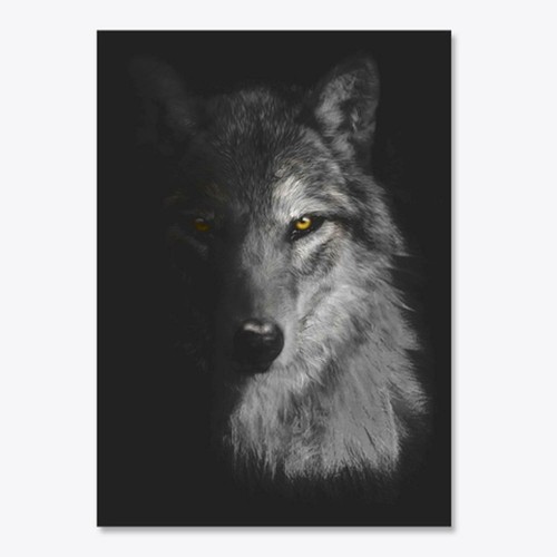 Gray wolf sticker - gray,