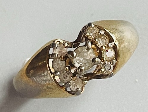 Bague vintage métal doré - vintage,