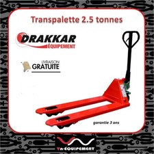 Transpalette manuel avec pedale d'approche, 2.5 tonnes *Garantie 3 ans *