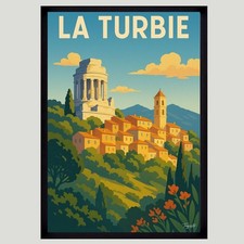 Affiche Poster mural LA TURBIE